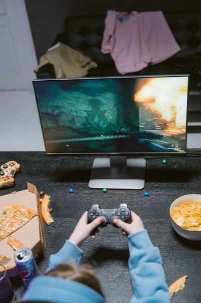 close-up-shot-of-a-person-playing-video-games