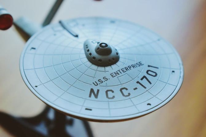 USS Enterprise Star Trek model