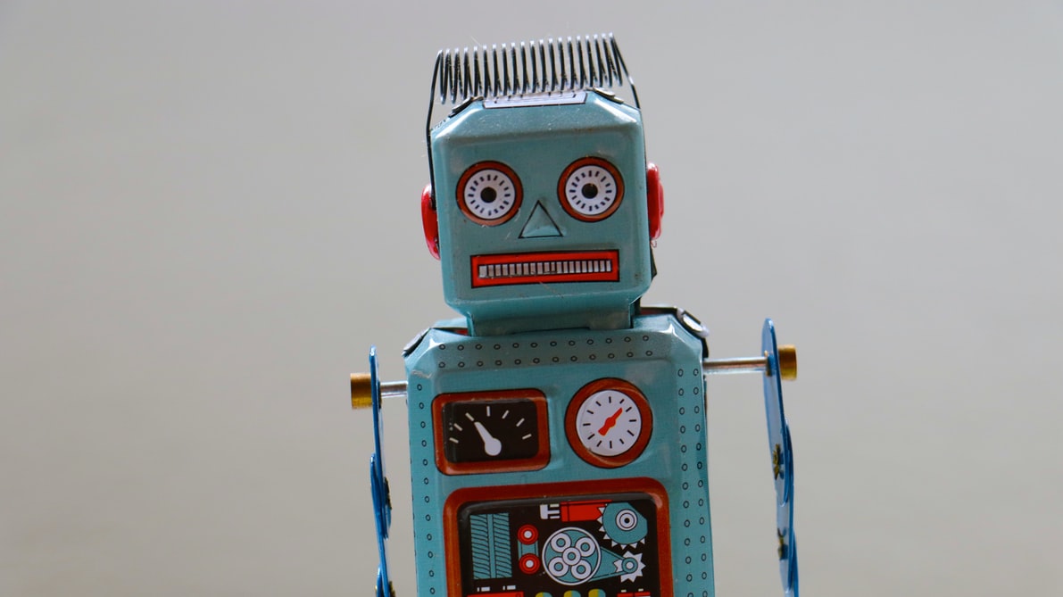 assembled toy robot
