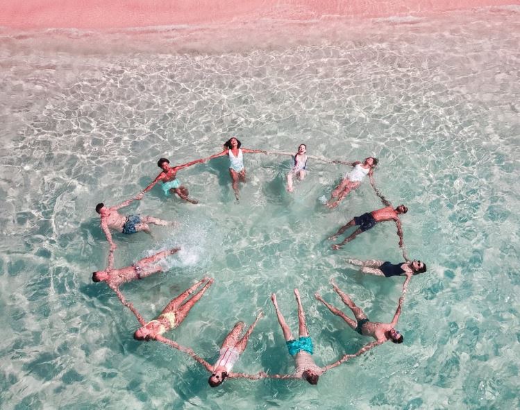 People at the beach