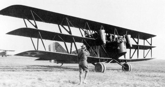 Boeing GA-1 on ground