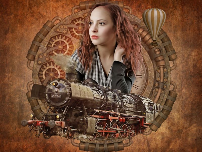 Editing can allow you to have such classy pictures with the model trains