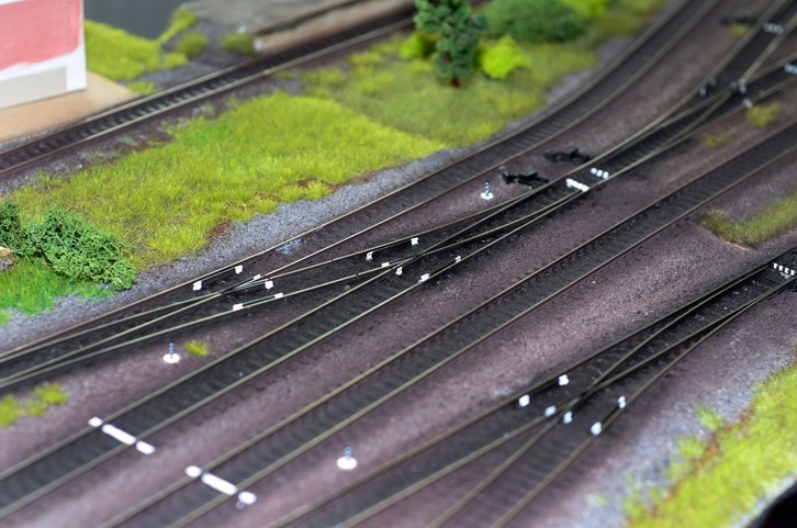 Toy train model railway