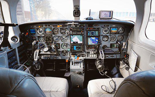 Plane cockpit