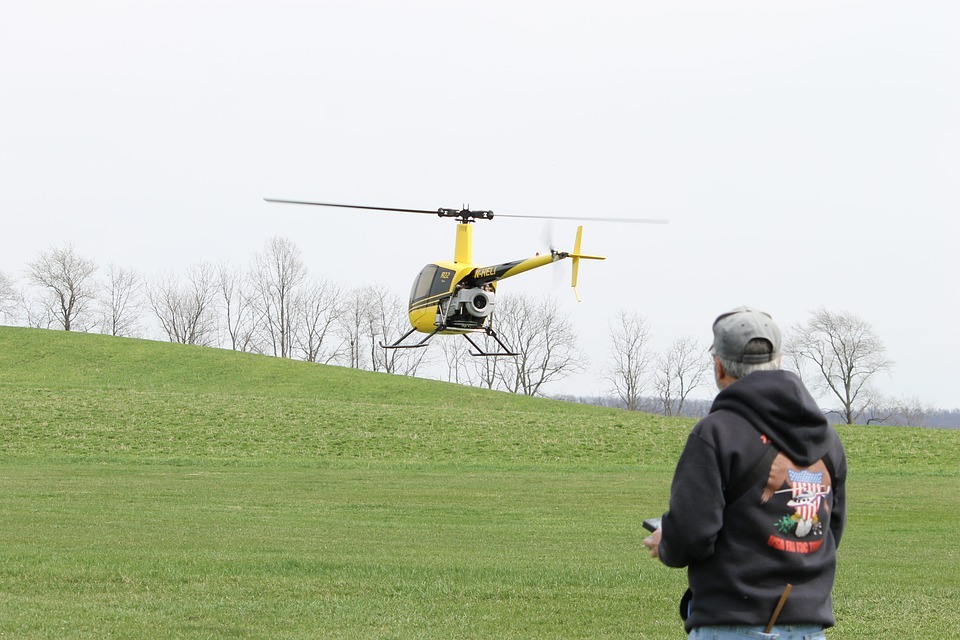 controlling an RC helicopter
