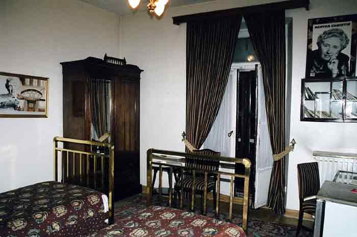 Christie's room at the Pera Palace Hotel in Istanbul, where the hotel claims she wrote her 1934 novel Murder on the Orient Express
