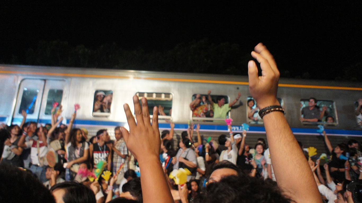 Overcrowded Train