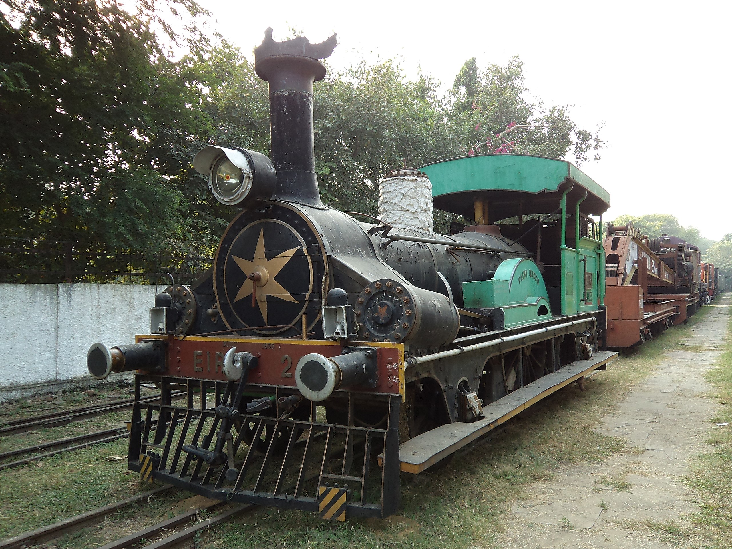 Fairy Queen (built in 1855 by M/S Kitson Thomson & Hewitson in Leeds) was earlier the chief attraction in the National Rail Museum, but ever since it started operating regularly as the world's oldest working steam loco, it was rare to find her in NRM.