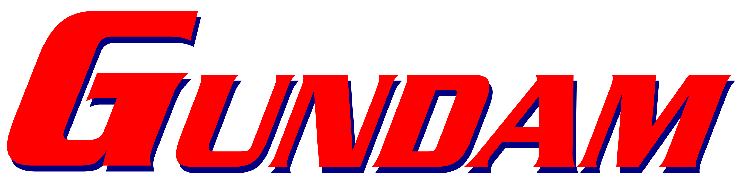 Gundam serpentine logo