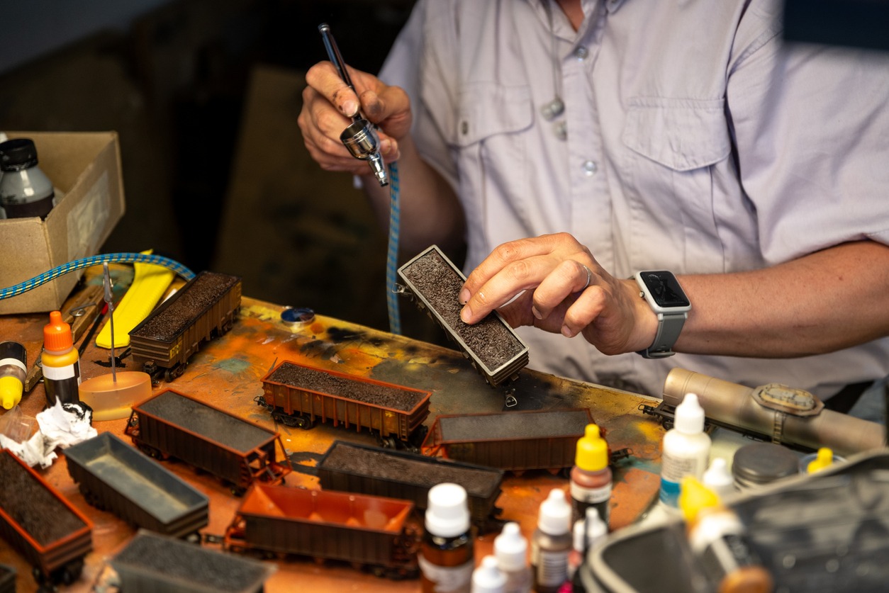 Working on Model Trains