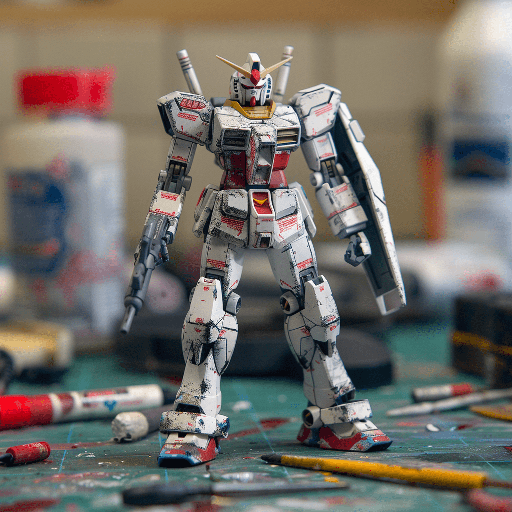 Applying Protective Coatings on Gundam