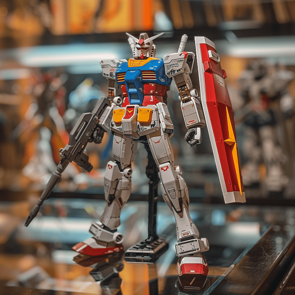 Collecting Gunpla models