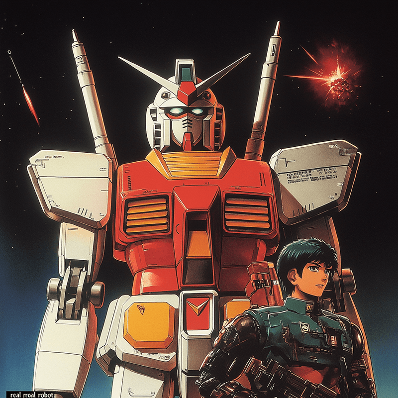 Debut of Mobile Suit Gundam in 1979