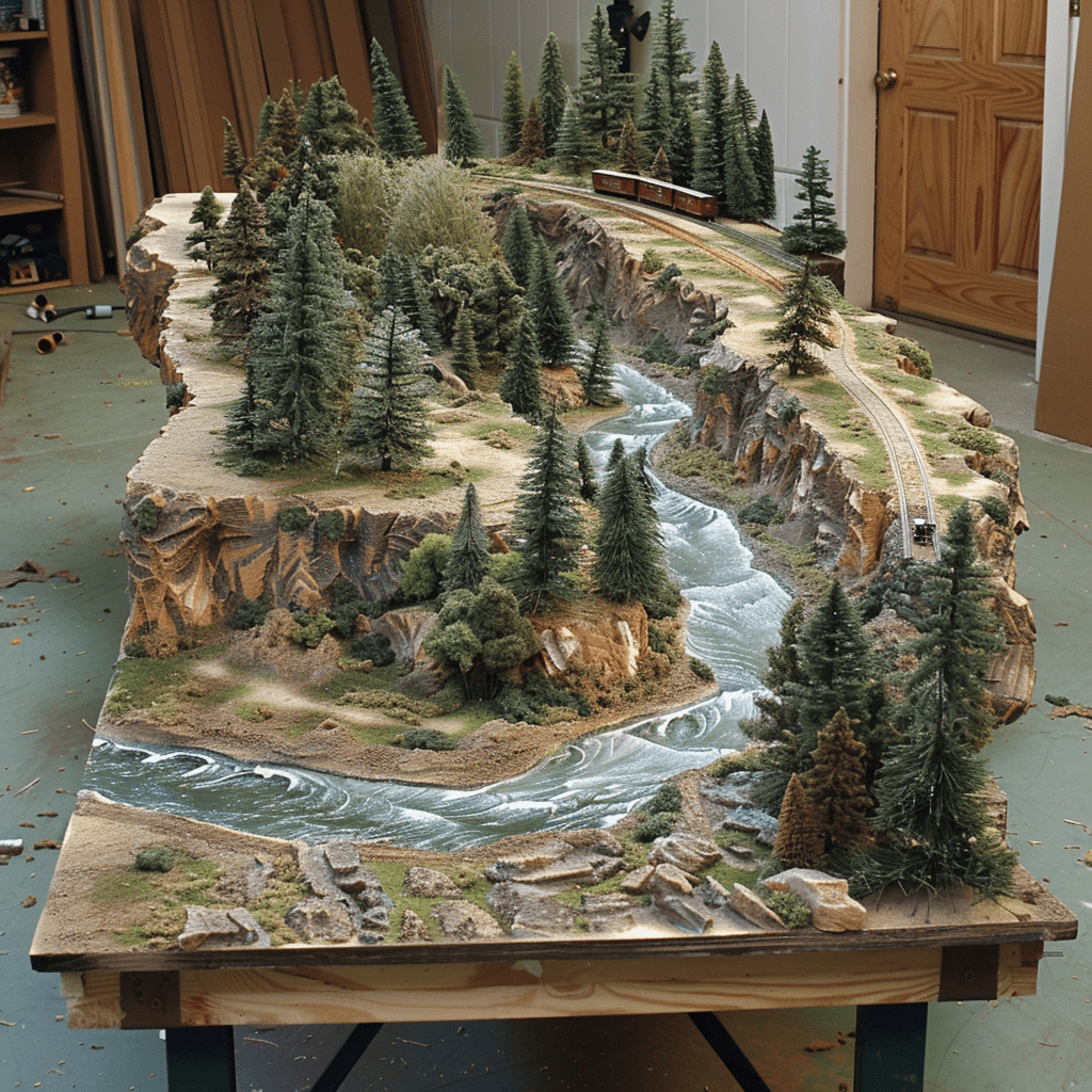 Constructing the Foundation for model trains