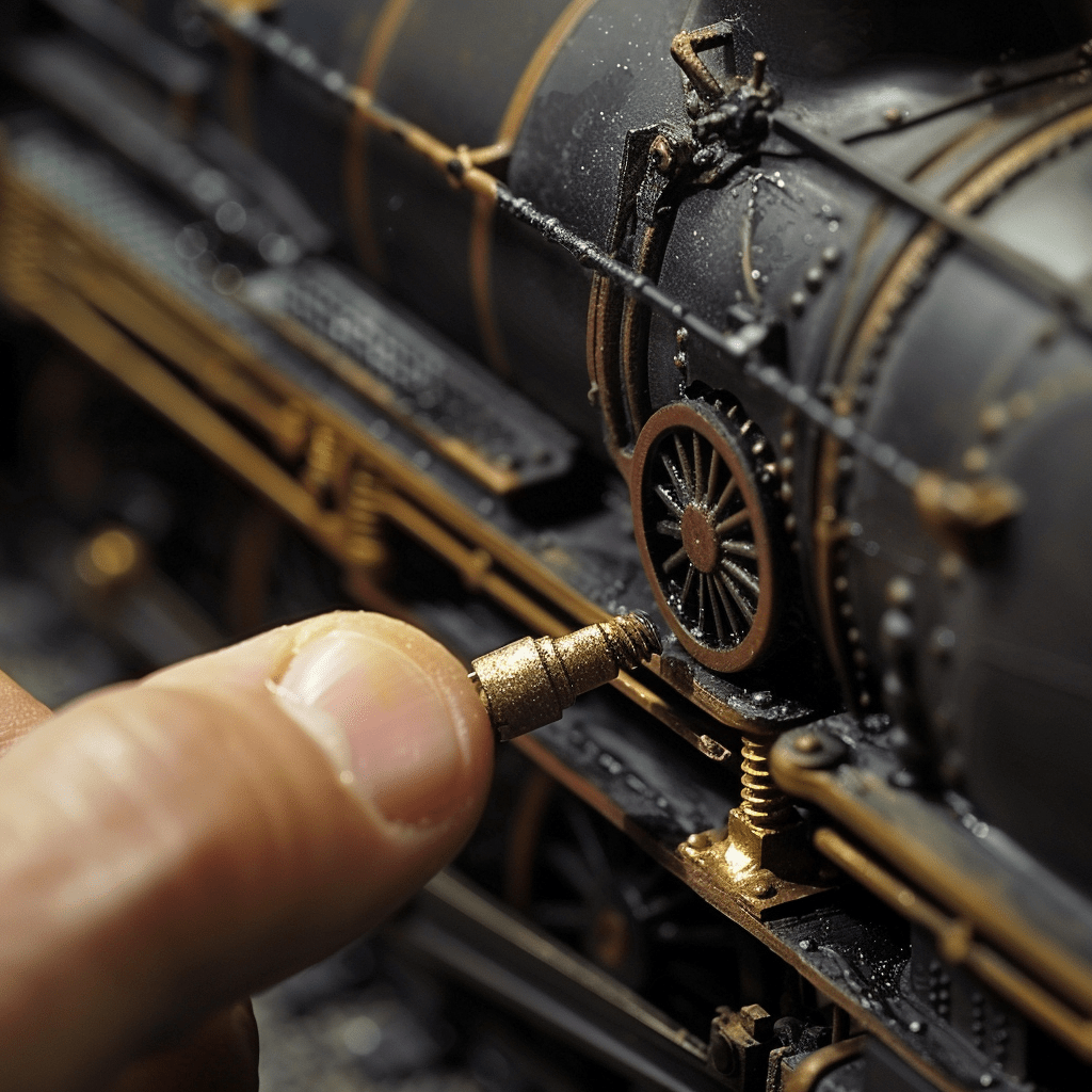 Lubricating Moving Parts model trains
