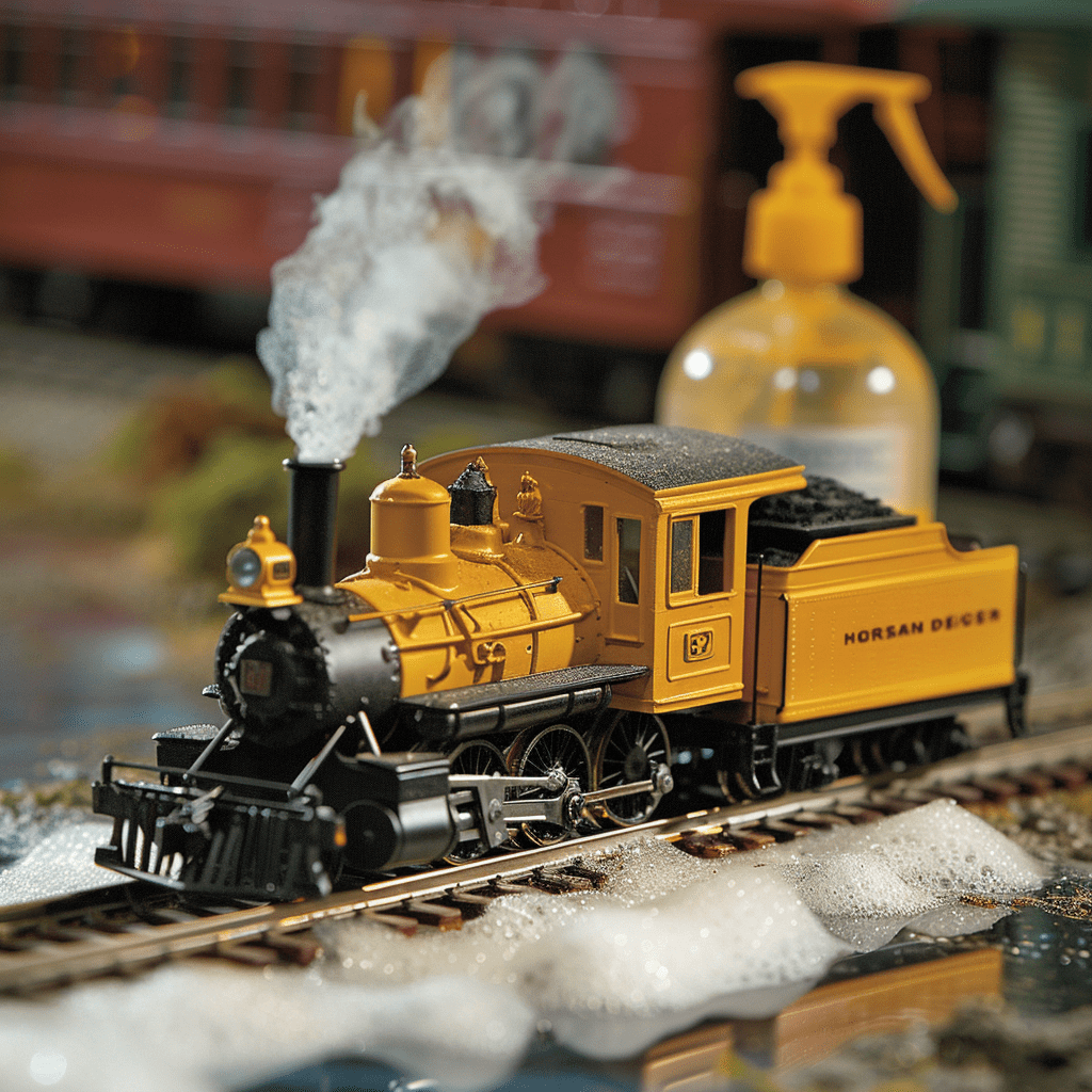 model train cleaning