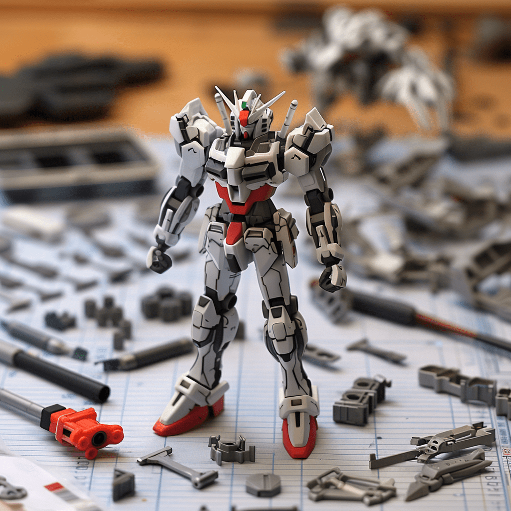 Gundam under construction