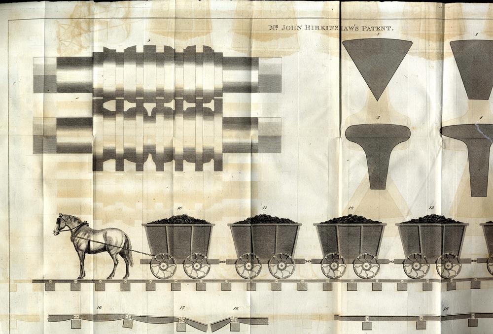 John Birkinshaw's patent for malleable iron rails