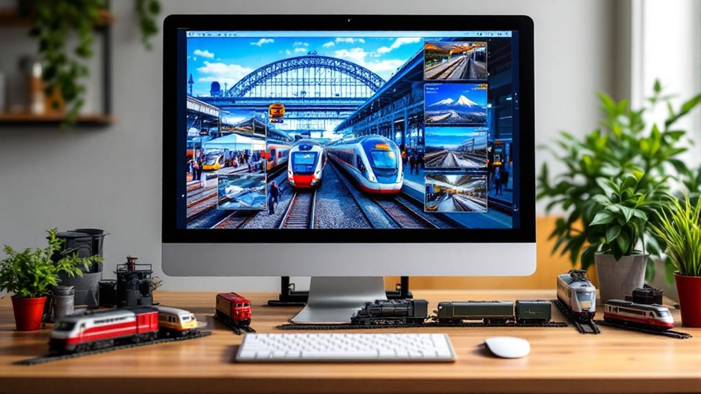 immersive virtual train watching experiences