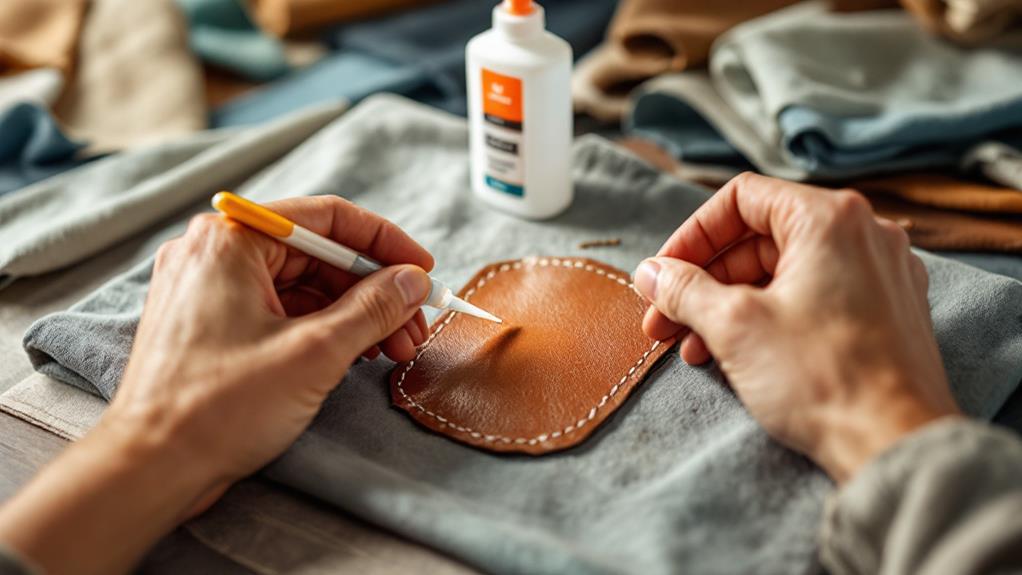 leather adhesion fabric techniques