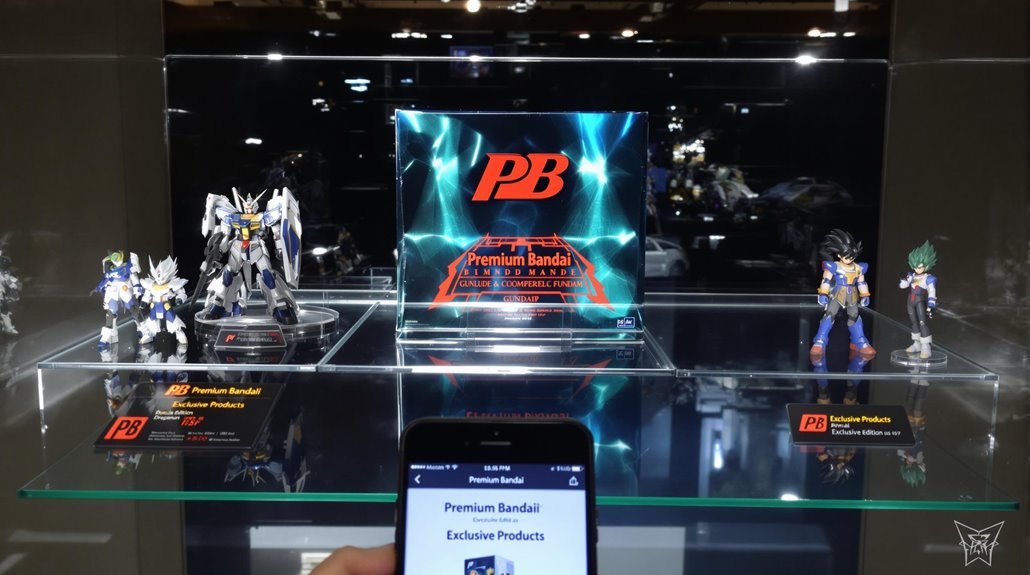 premium bandai marketplace navigation exploration