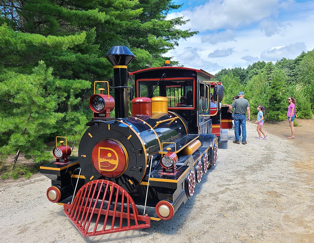 Trackless Train at the Desert of Maine