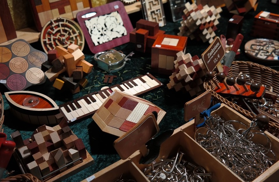 a set of model pieces